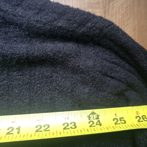 Aerie Buttercream Black Ribbed Crewneck Sweater - Picture 5 of 9